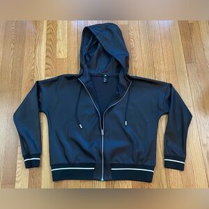 H&M Full Zip Cropped Hoodie
